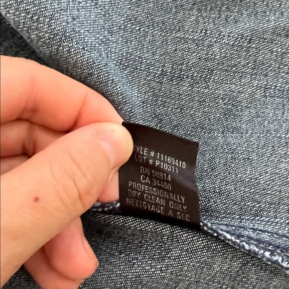 Stylish Denim Trench Coat - Picture 5 of 8